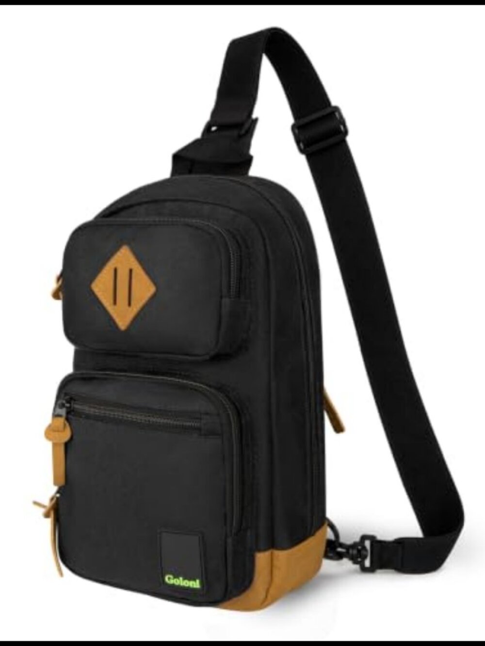 Waterproof Sling Bag Crossbody Shoulder Bag with Multi-Pockets